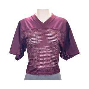 Vintage Marron Athletic Jersey Mid Drift Top ASU Color Women's /Youth Size Small